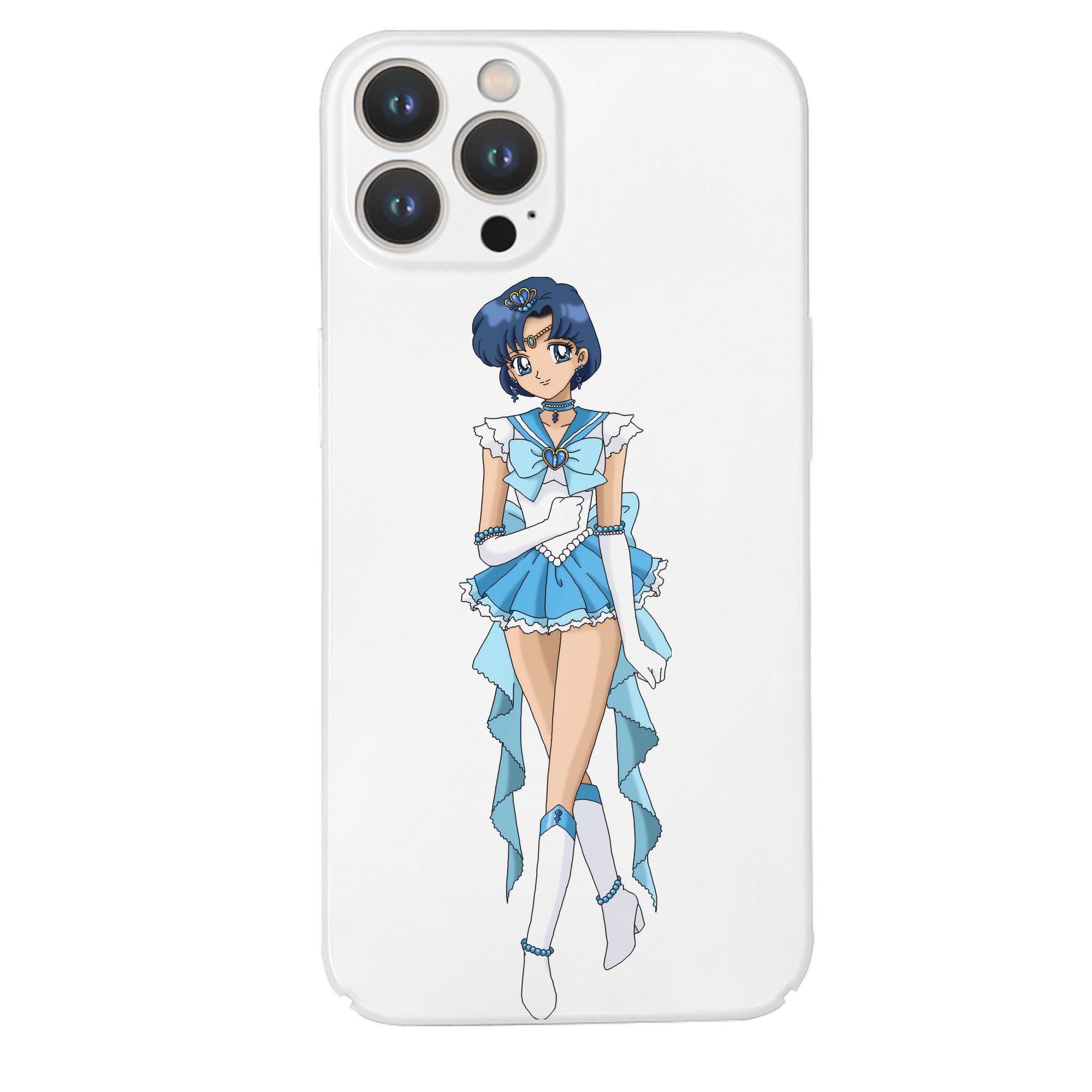 （画像用） 美少女戦士セーラームーン 水野 亜美 みずの あみ Sailor Moon Mizuno Ami 【iPhone 14シリーズ対応】ハードケース